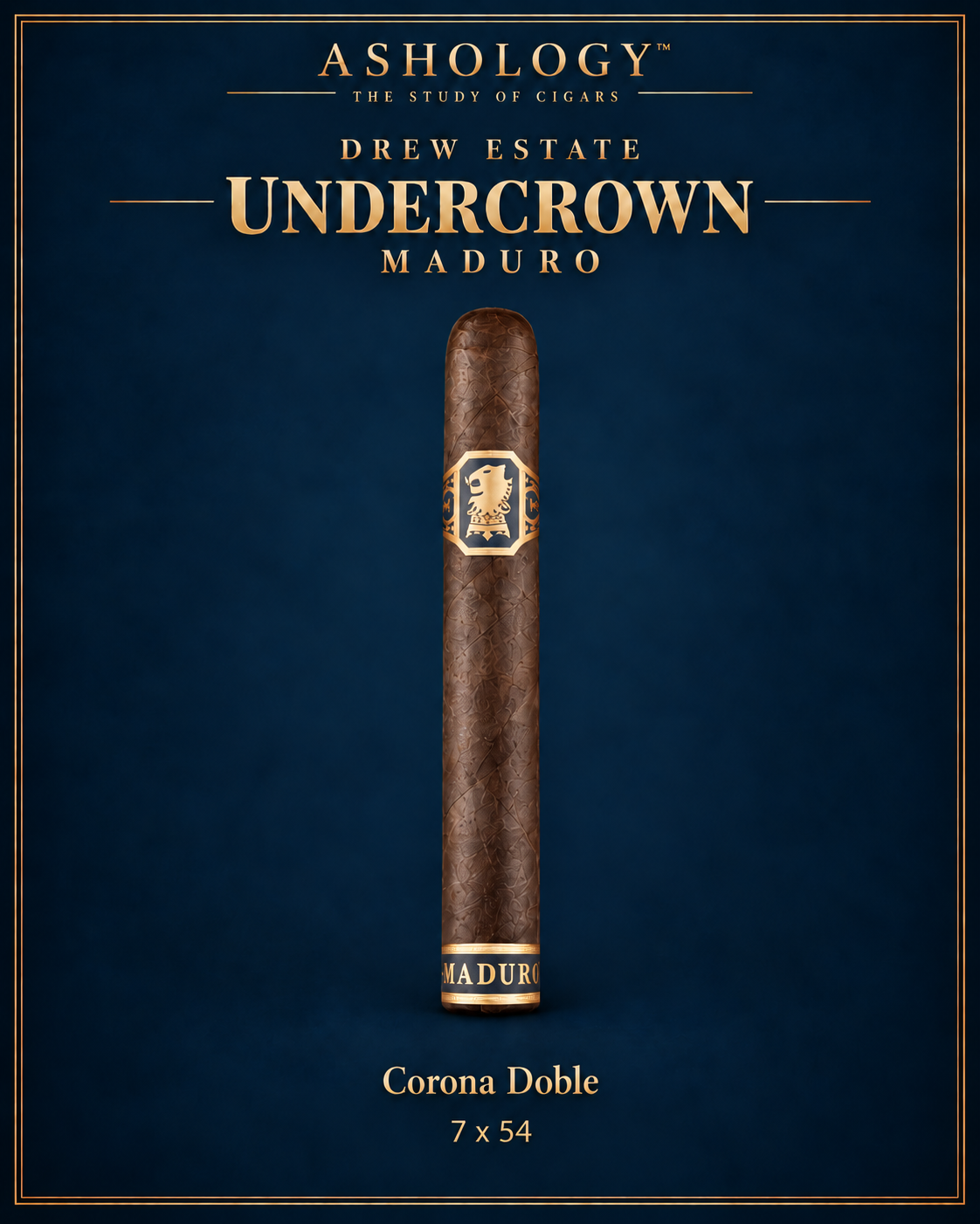 Undercrown Maduro Corona Doble cigar by Drew Estate