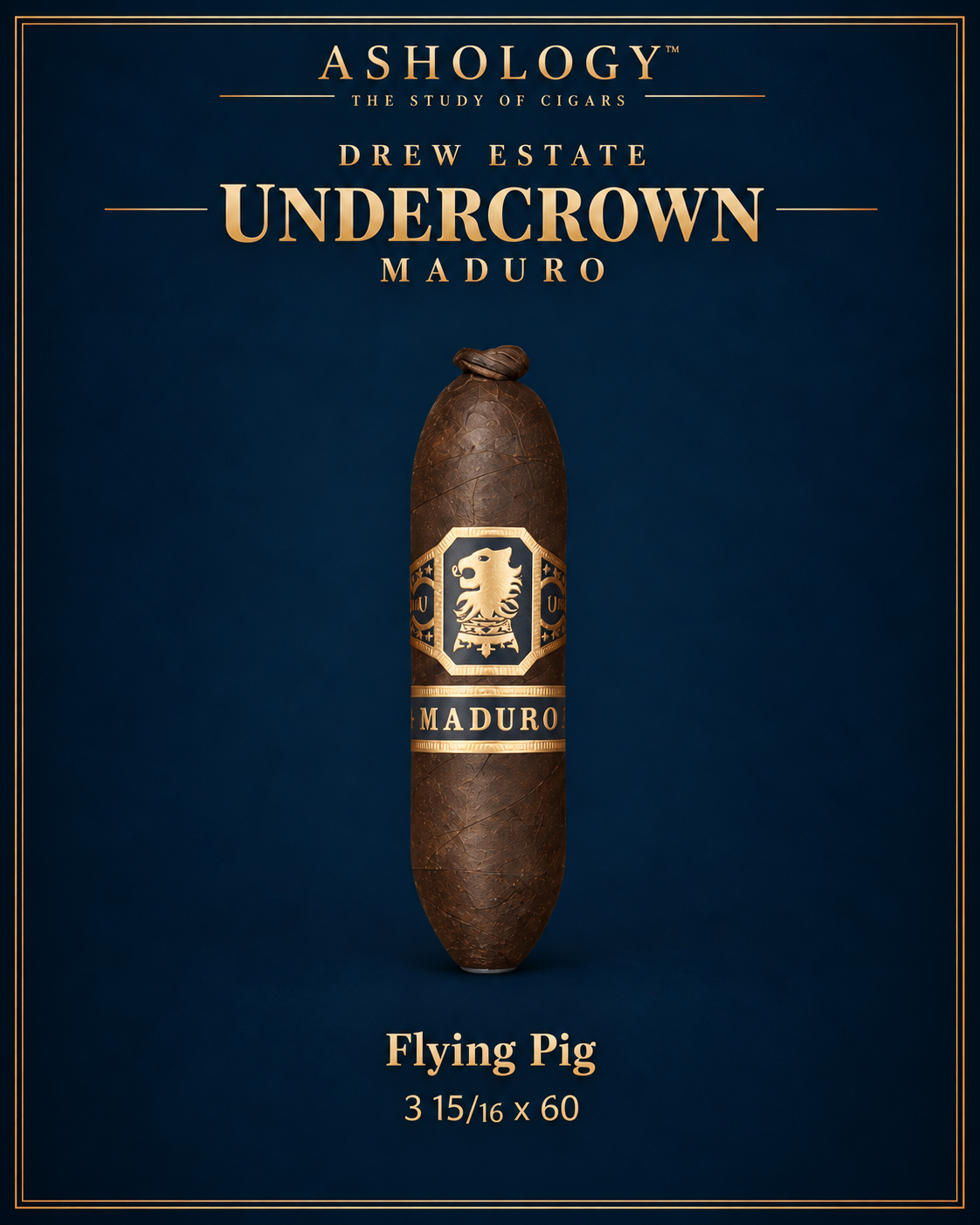 Undercrown Maduro Flying Pig cigar by Drew Estate