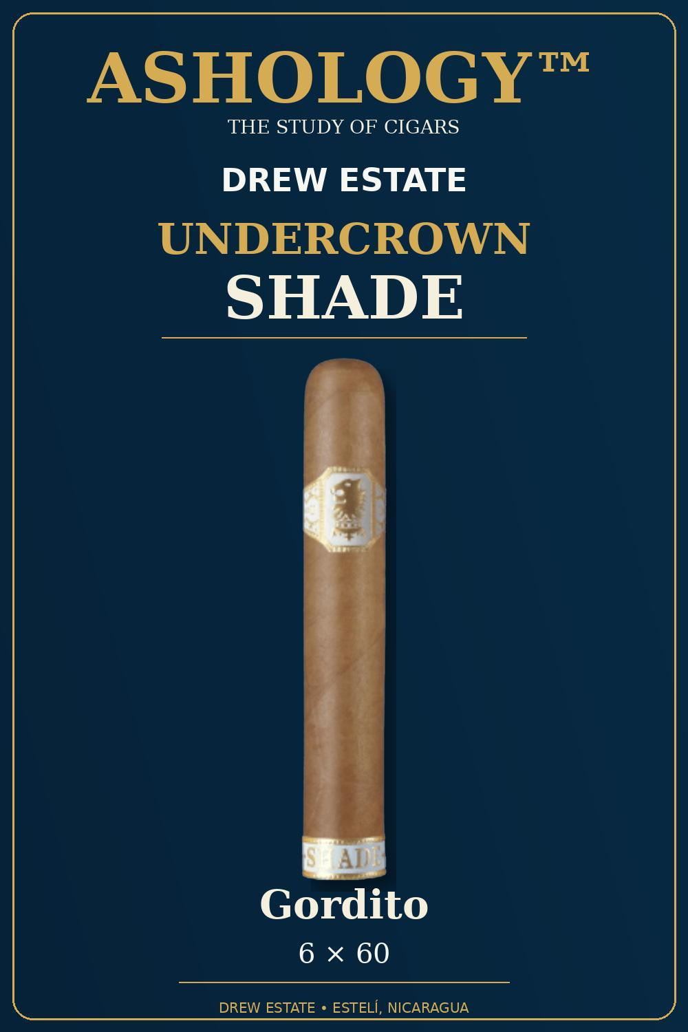 Undercrown Shade Robusto cigar by Drew Estate