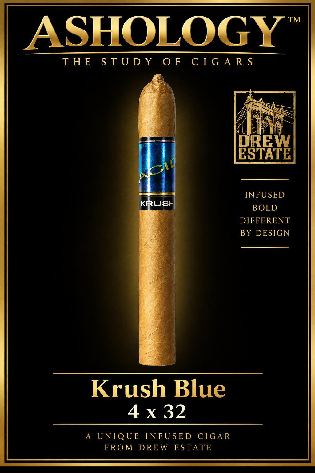 Krush Blue ACID cigar by Drew Estate